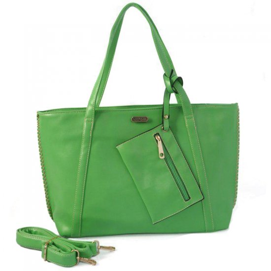 Coach City Chain Large Green Totes CII | Coach Outlet Canada
